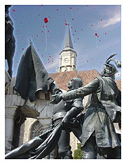 Cluj - Mathias Corvin Statue